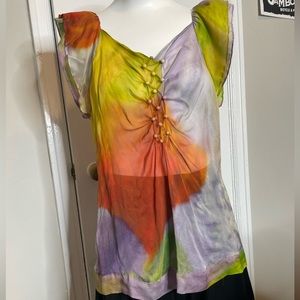 Leifsdottir silk blouse